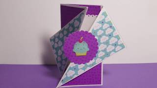 How to Make A Twisted Gatefold Card