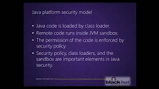 Recent Java Exploitation Trends and Malware