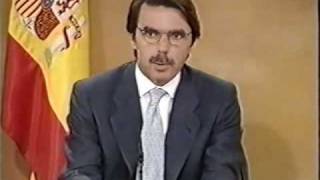 Aznar - Declaraciones tras el atentado del 11 de Septiembre de 2001 en EEUU