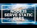 NodeJS For Beginners: Serving Static Files with Http and File System Module (html,json,image)