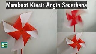 Cara Membuat Kincir Angin Sederhana dari Kertas Origami