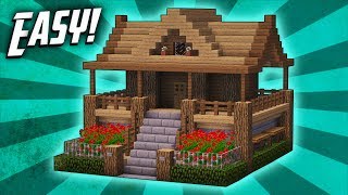 Minecraft: How To Build A Survival Starter House Tutorial (#7)