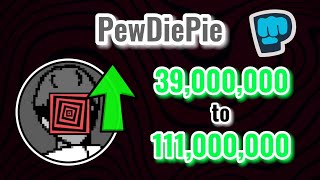 Every PewDiePie Milestone & Passing From 39 Million! | Update 3.1