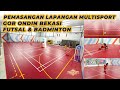 BARU! Lapangan MultiSport GOR ONDIN BEKASI Bisa Untuk 1 Futsal Dan 3 Lapangan Badminton - Raga Sport