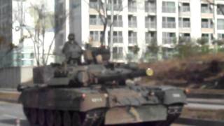 Republic of (South) Korea tanks in convoy - Hwacheon, South Korea