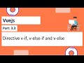 Vuejs 3.3: Directive v-if v-else-if and v-else