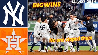 Yankees vs Astros [FULL GAME] May 07 2024 | MLB Highlights | MLB Season 2024