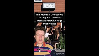 This Montreal Company Is Testing A 4-Day Work Week As Part Of A Huge Pilot Project #shorts