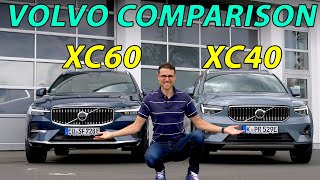Volvo XC40 vs Volvo XC60 comparison REVIEW - which is the best Volvo SUV?