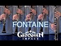 Fontaine Main Theme - Genshin impact [Clarinet Quintet]