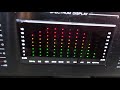 DEMO OF VINTAGE REALISTIC 10 BAND STEREO FREQ EQ w/ DISPLAY FOR SALE