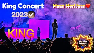🔴Live King Maan meri jaan | King Concert Gurgaon | New Life India Tour 2023 #maanmerijaan #king