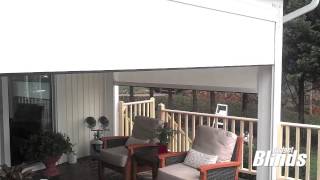 Budget Blinds Exterior Motorized Solar Shades