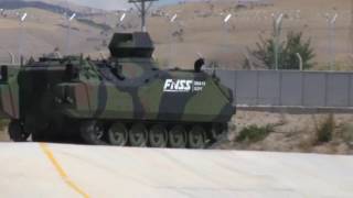 The Vehicle demo at FNSS test field