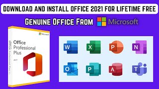 Download and install Original Microsoft Office 2021 for Free | Activation Key Not Required | 2024