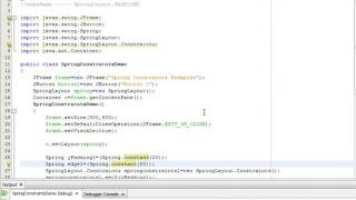Java Programming Tutorial -SpringLayout.Constraints-19- public void setConstraint(String edgeName ,