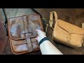 Vermilyea Pelle EDC Satchel in Whiskey and The Superior Labor All Leather Satchel in Small