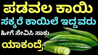 ಪಡವಲ ಕಾಯಿ ಸಕ್ಕರೆ ಕಾಯಿಲೆ ಇದ್ದವರು ಇವತ್ತೆ ಸೇವಿಸಿ | Kannada health tips