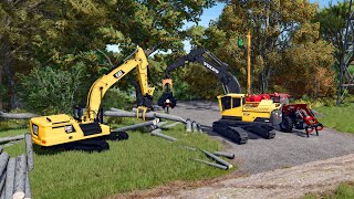 FS25 - Map Riverbend Springs 010 - Forestry, Farming and Construction - LS25