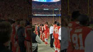 Generald Wilson Sings National Anthem 10/6/2019 Chiefs vs Colts