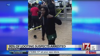 90% of May looting suspects in Fayetteville arrested