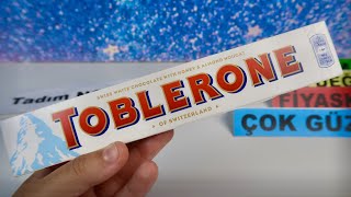 Beyaz TOBLERONE Çikolatası Gelmiş , Bulur Bulmaz Denedim