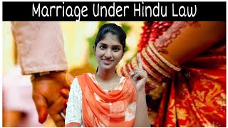 Marriage under Hindu Law | Hindu Law | Family Law 1 in tamil | Legal Knowledge | Tamil Lecture