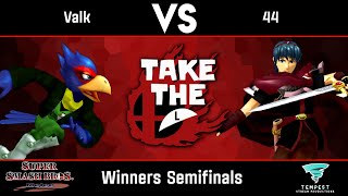 Valk (Falco) vs 44 (Marth) - Winners Semifinals - Take The L #38