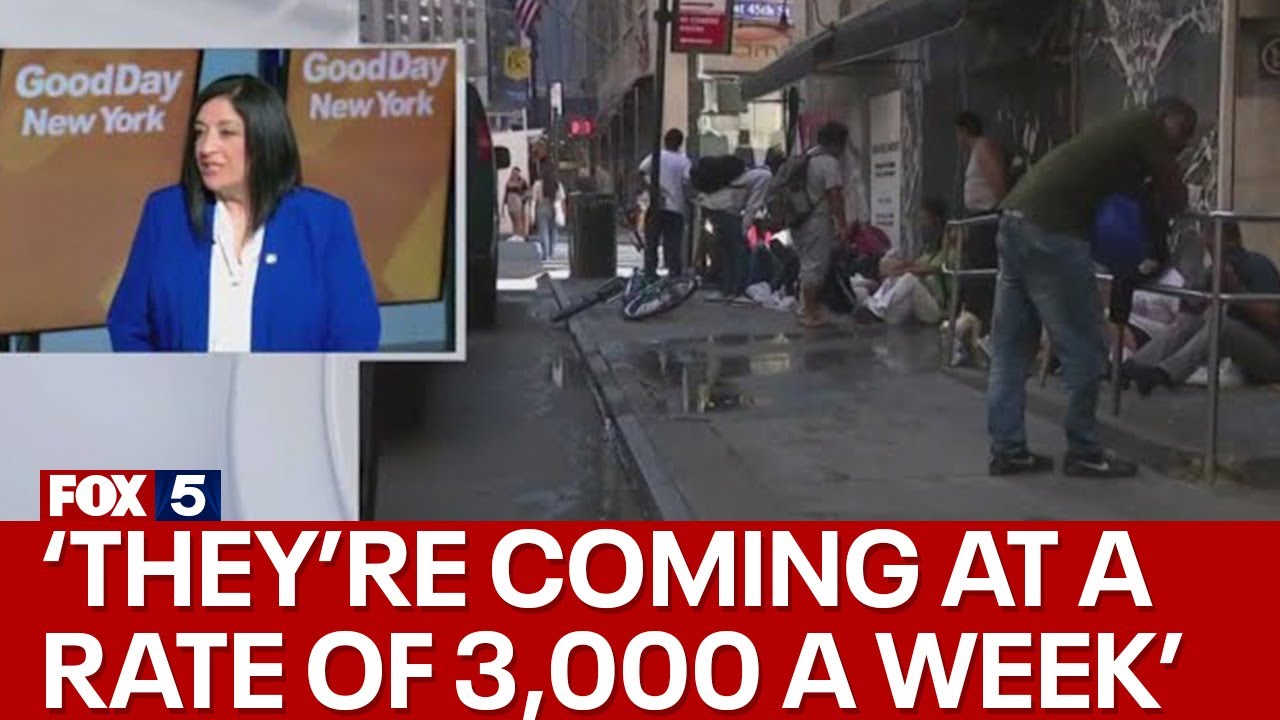 NYC Migrant Crisis: ‘They’re Coming At A Rate Of 3,000 A Week’ - YouTube