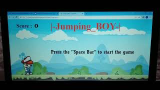 JavaScript 2D Game - Jumping Boy