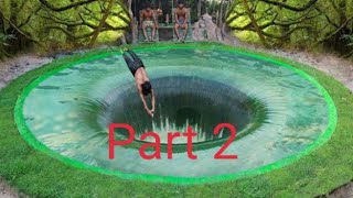 #2 I Build Underground House Water Slide To Tunnel Underground Swimming Pools For hiding