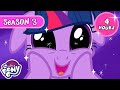 SEASON 3 MINI MOVIE 😊🦋💕 4 HOURS | My Little Pony: Friendship is Magic | Mega Compilation 🎥