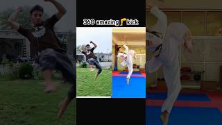 Look my 360 amazing kick🦵🥋 #shorts #taekwondo #martialarts #kick #karate #sports #amazing