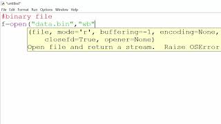 How to create binary file in python || Python me binary file kaise banaye@COMPUTEREXCELSOLUTION
