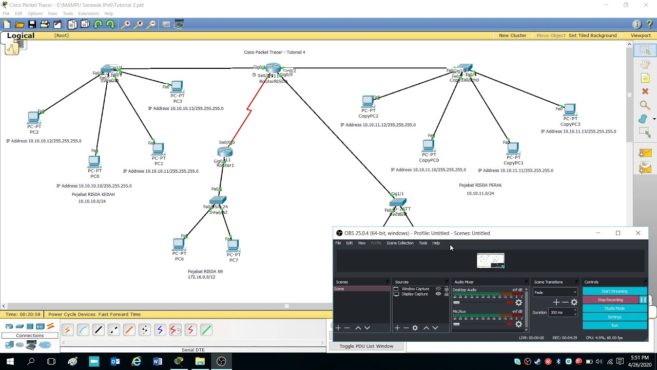 Cisco Packet Tracer IPv4 Class A Class B Class C Network Configurations ...