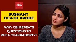Sushant Death Probe: CBI Repeats Questions To Rhea Chakraborty To Ascertain Any Contradiction