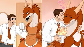 Life With Dragon Wife: Happy Valentines! | Part Time Dragons comic dub