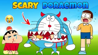 Scary Hotel Doraemon Kill Shinchan And Nobita 😱😱 | Shinchan And Nobita Game | Funny Game