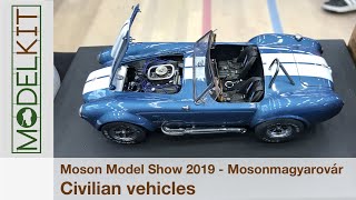 Moson Model Show 2019 | Mosonmagyarovár | Civilian vehicles | modelkit.eu