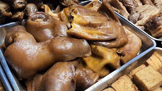 Meaty  Marinated Goose Breast，Pig Belly，PigEars Cuttlefish #Egg #HongkongStreetFood #ASMR #BeefTripe