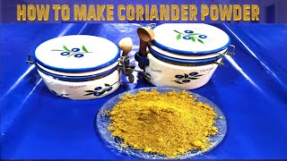 Homemade Coriander powder | How to make Coriander powder tea | Homemade Coriander powder