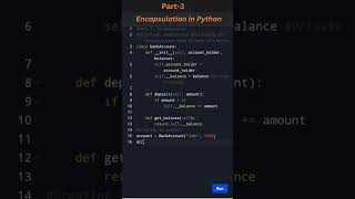Master Encapsulation in Python with Real-Life Examples | OOP Concepts Made Simple #interview #learn