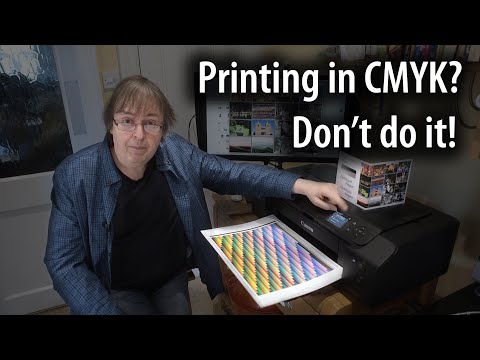 Why are printers CMYK and not RGB?