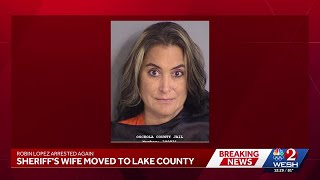 Wife of suspended Osceola County sheriff transferred to Lake County Jail