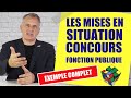 Mises en situation concours fonction publique (avec EXEMPLE complet)