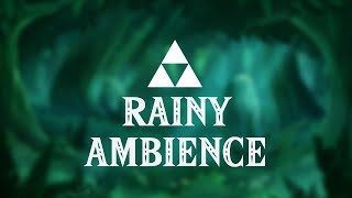 Zelda | Korok Forest night | Rainy Ambience [1 Hour]