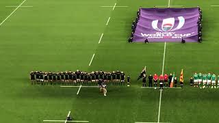 New Zealand v Ireland 2019 Rugby World Cup plus Haka