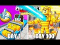 I Survived 100 Days as CLOCK MAN in HARDCORE Minecraft!