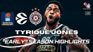 Tyrique Jones is on BEAST MODE 💥💥  24-25 Early Highlights [Serbia Euroleague \u0026 ABA ]