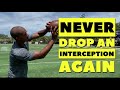 How to Catch the Football as a Defensive Back | DB Tips | All Eyes DB Camp